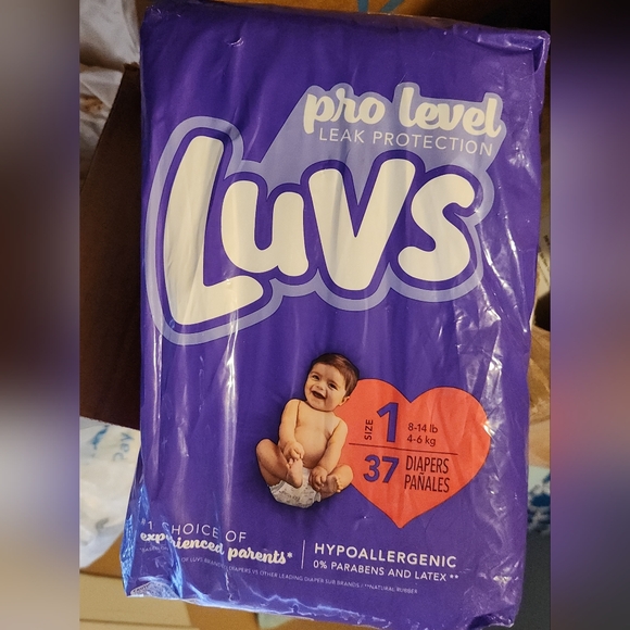 LUVS baby Diapers Size 1 with 37 quality - Picture 2 of 2